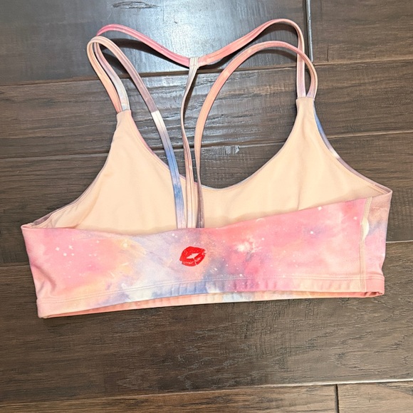Wildfox Bra Cosmic Pink and Purple Sports - Picture 4 of 4